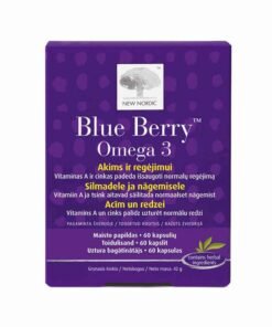 NEW NORDIC Blue Berry Omega 3 kapslid N60