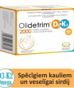 OLIDETRIM 2000 D3 + K2 Omega-3 kapslid N30