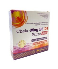 OLIMP LABS Chela-Mag B6+D3 Forte shot kirsi maitsega ampullid N5