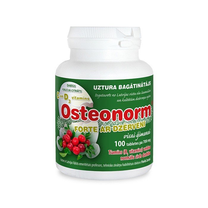 OSTEONORM Forte 700 mg jõhvika tablettidega N100