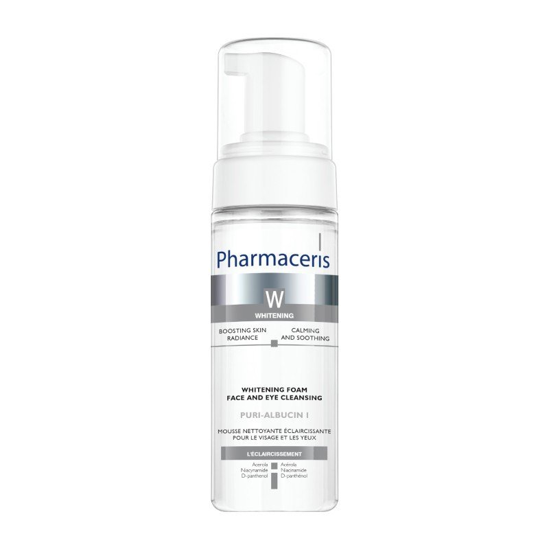 PHARMACERIS W Puri-Albucin I balinošas putas sejas un acu mazgāšanai 150 ml