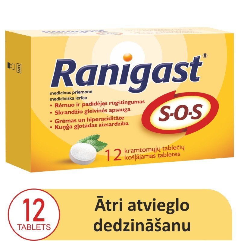 RANIGAST S-O-S närimistabletid N12