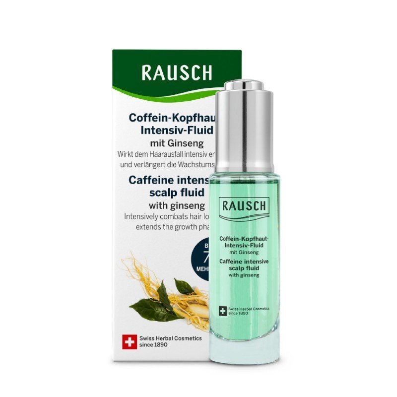 RAUSCH Ginseng Caffeine Intensiivne vedelik juuste väljalangemise vastu 50 ml