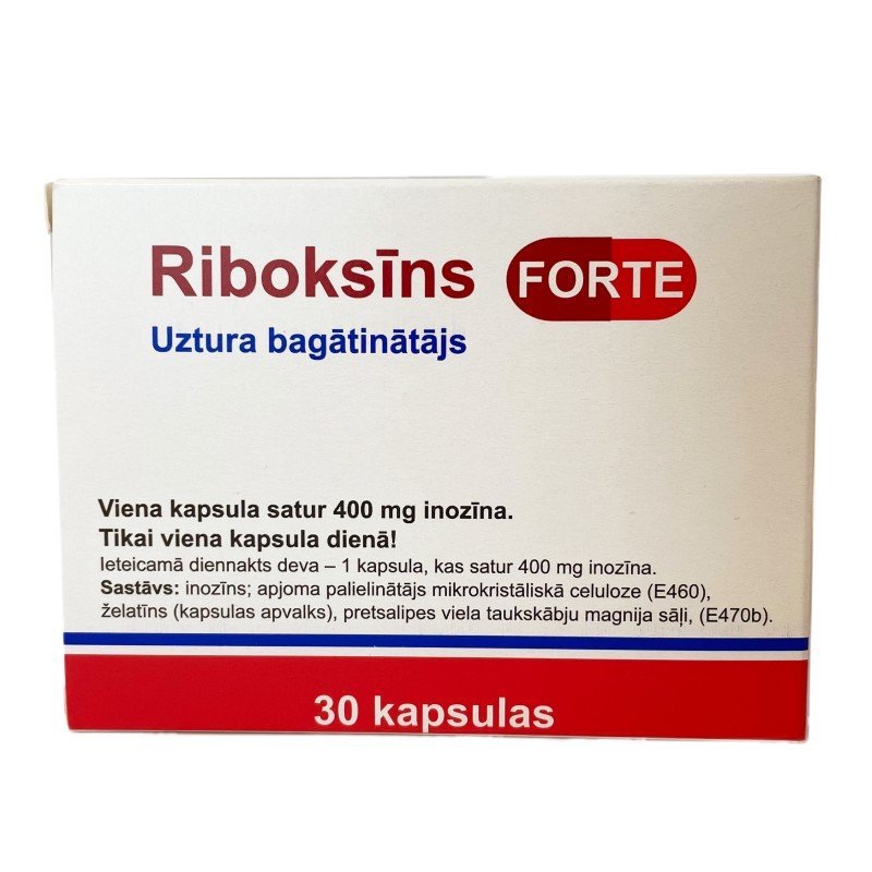 RIBOKSINS Forte 400 mg kapsulas N30