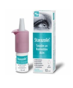 STARAZOLIN Sausām un kairinātām acīm acu pilieni 10 ml