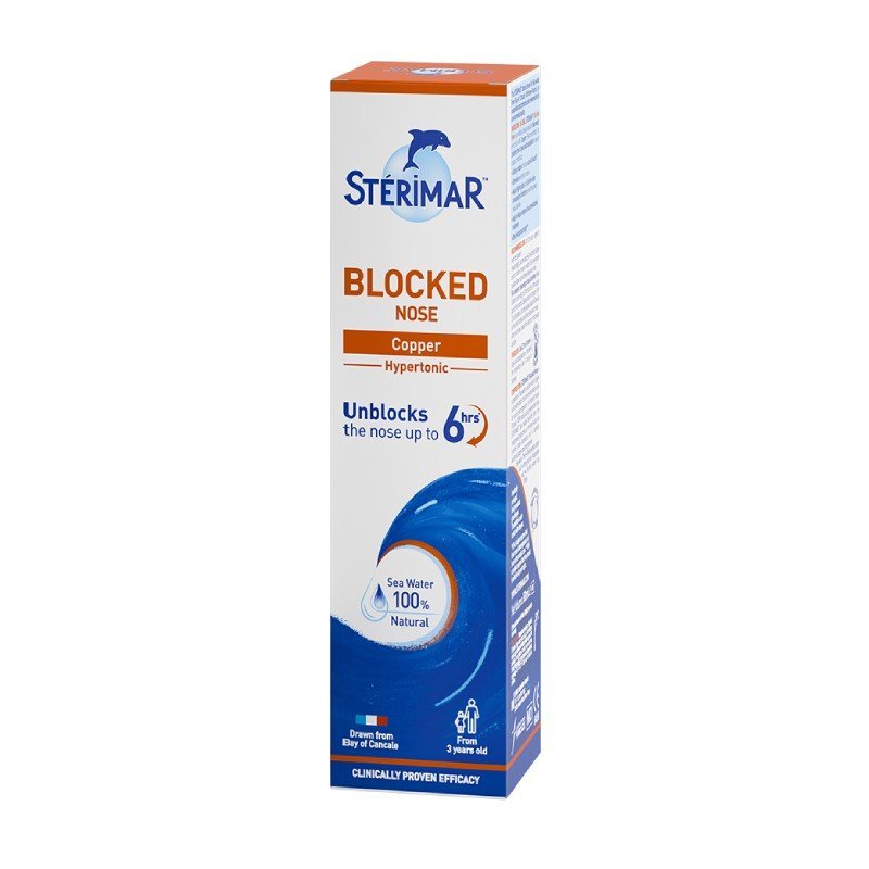 STERIMAR Blocked Nose deguna aerosols ar varu 50 ml