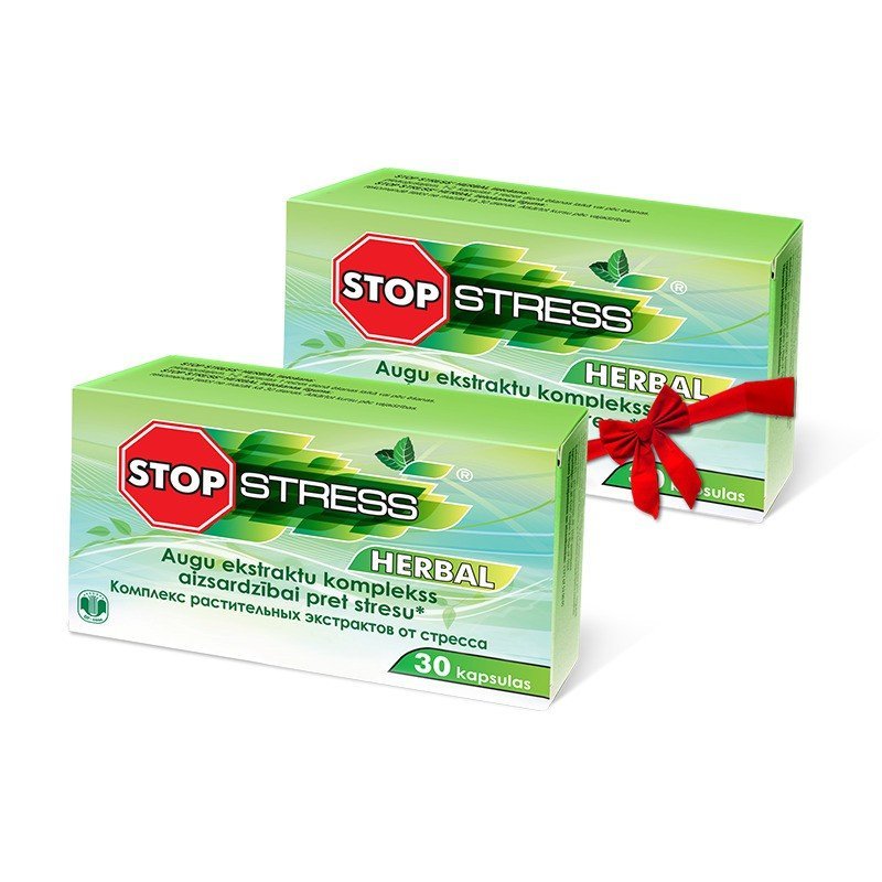 STOP-STRESS HERBAL N30 1+1 kapsulas
