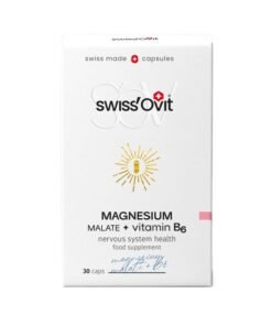 SWISS OVIT Magneesiummalaat + vitamiin B6 kapslid N30