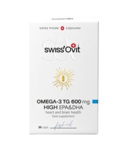 SWISS OVIT Omega-3 TG 600mg Kalaõli kapslid N30