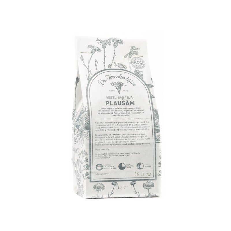 TEREŠKO tēja Plaušām 62 g
