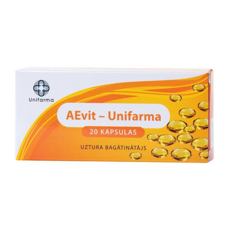 UNIFARMA AE vit. kapslid N20