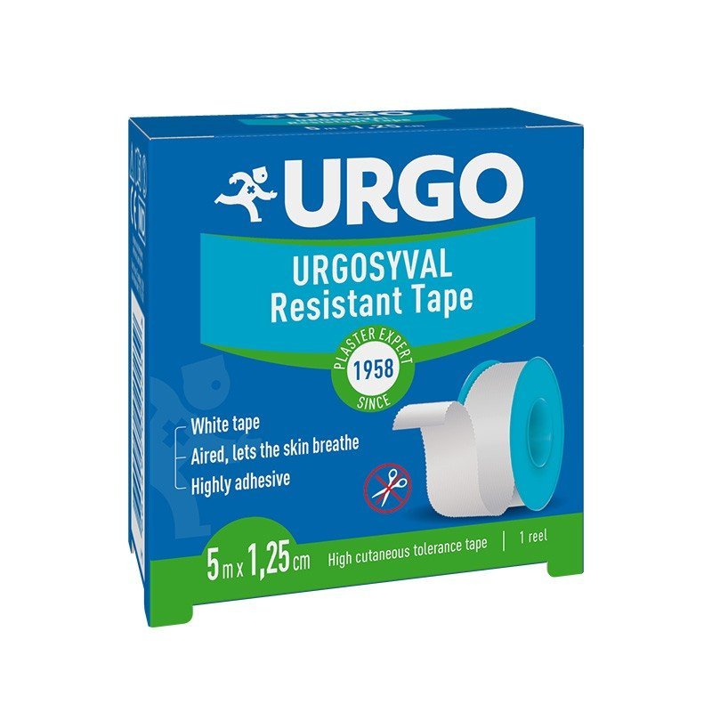 URGO Syval juostos pleistras 1,25cm x 5m