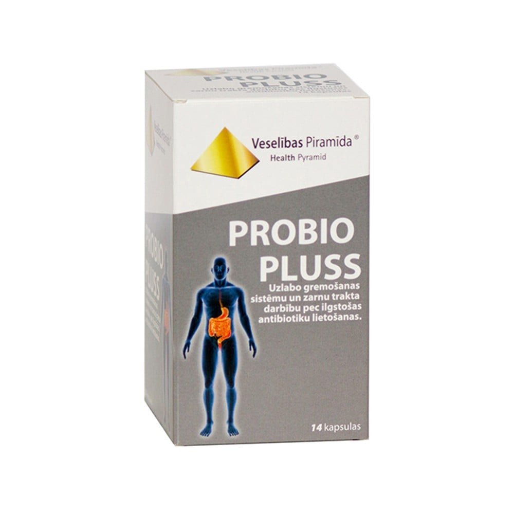 SVEIKATOS PIRAMIDĖ Probio plus kapsulės N14