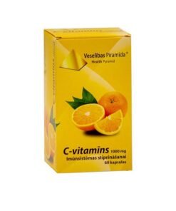 VESELĪBAS PIRAMĪDA Vitamīns C 1000mg tabletes N60