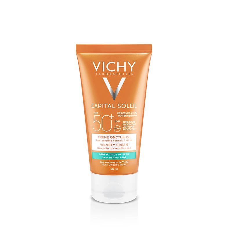 VICHY Capital Velvety SPF 50+ sejas saules aizsargkrēms 50 ml