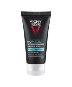 VICHY Homme Hydra Cool + Īpaši atvēsinošs un mitrinošs gelveida krēms sejai un acu zonai 50 ml