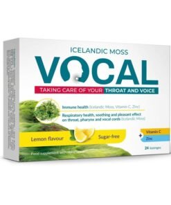 VOCAL ar citrona garšu sūkājamās pastilas N24