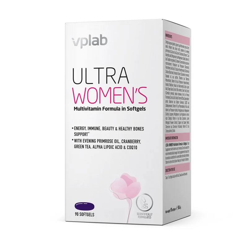 VPLAB Ultra Women's Multivitamin Formula mīkstās kapsulas N90