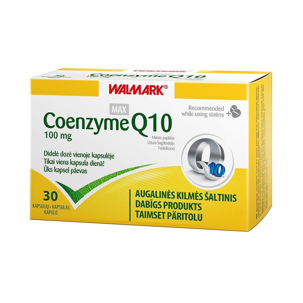 WALMARK Koensüüm Q10 Max 100 mg kapslid N30