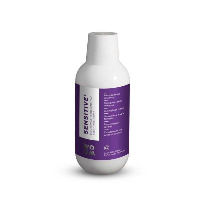 WOOM Sensitive+ mutes skalojamais līdzeklis 500 ml