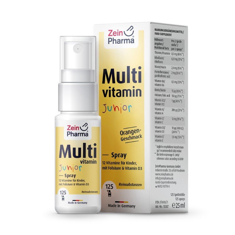 ZEINPHARMA Multivitamin Junior Spray izsmidzināms līdzeklis 25 ml