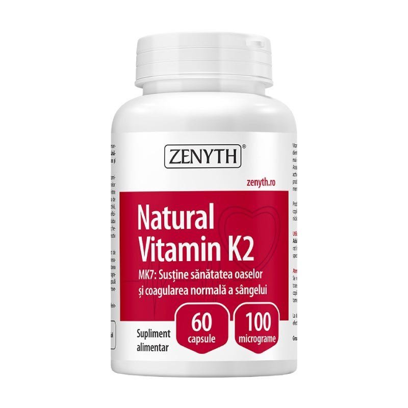 ZENYTH Natural Vitamin K2 kapsulės N60