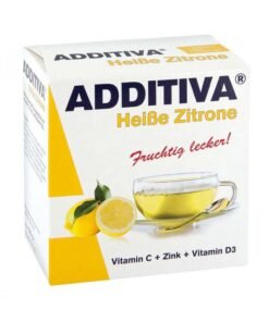ADDITIVA Heißer Zitrone Citrons + C Vitamīns + Cinks + D3 Vitamīns karstais dzēriens N10